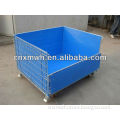 Industrial storage cage with hollow plate PP